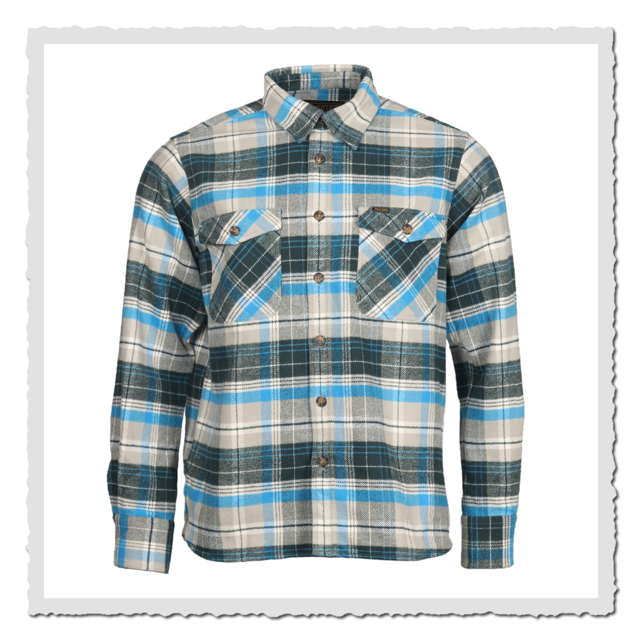 Pike Brothers 1943 CPO Shirt Barrow Green – klassisches Flanellhemd mit Karomuster